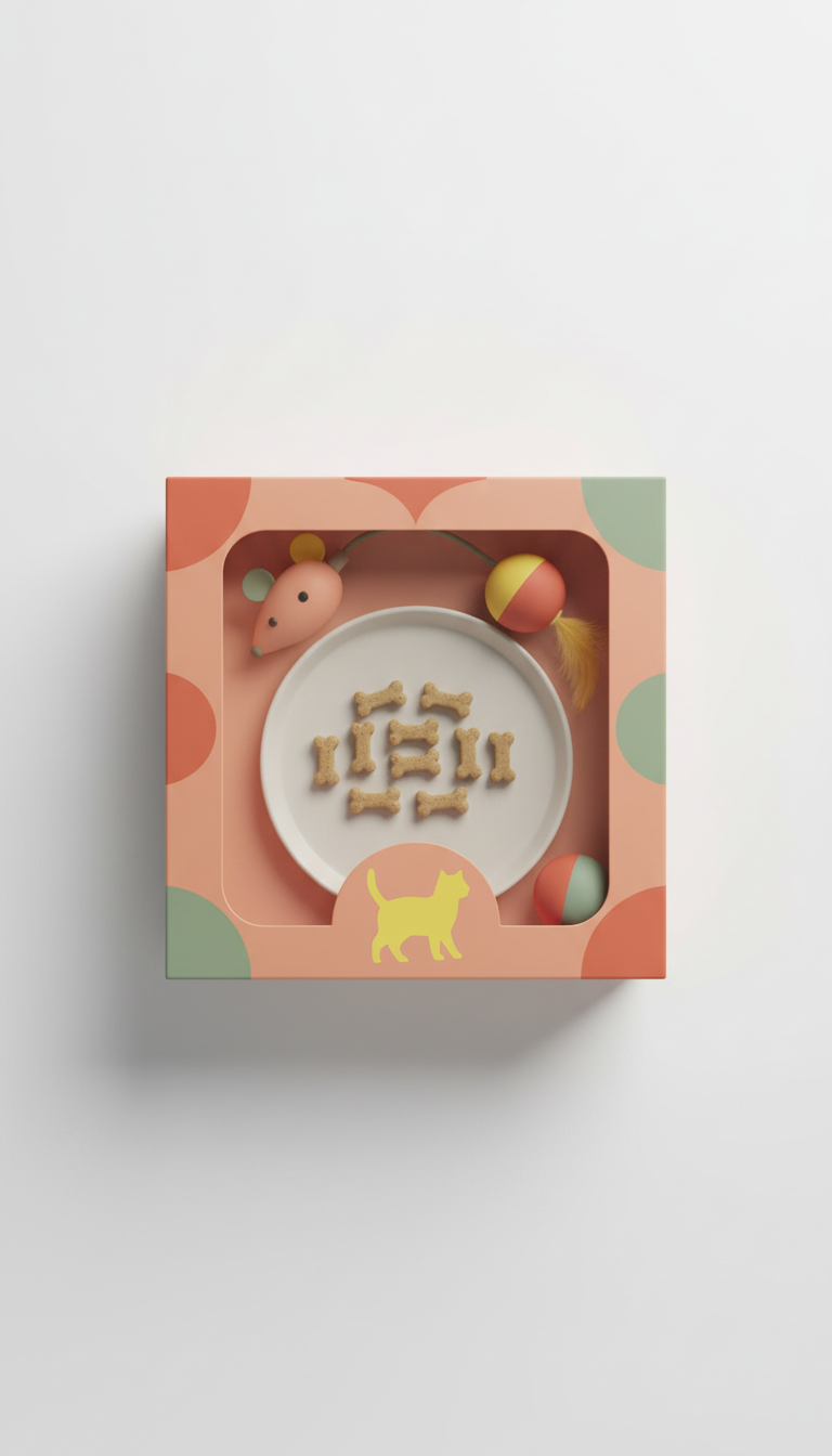 Personalized Treat Packaging for Cats